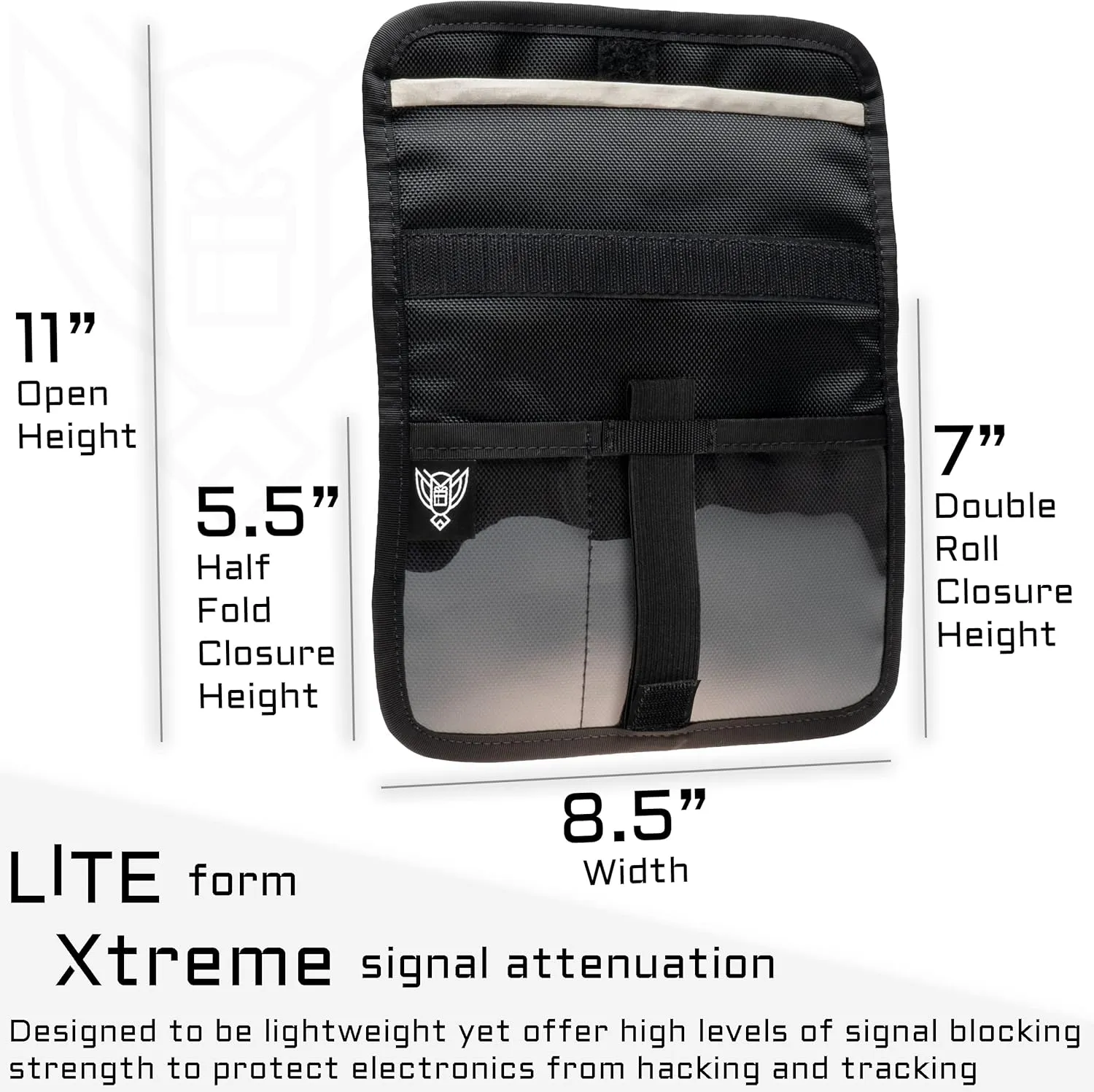 ~ FLEX Faraday Bag/Small LITE Faraday Bag Combo ~ Tracking/Hacking Defense ~ Red