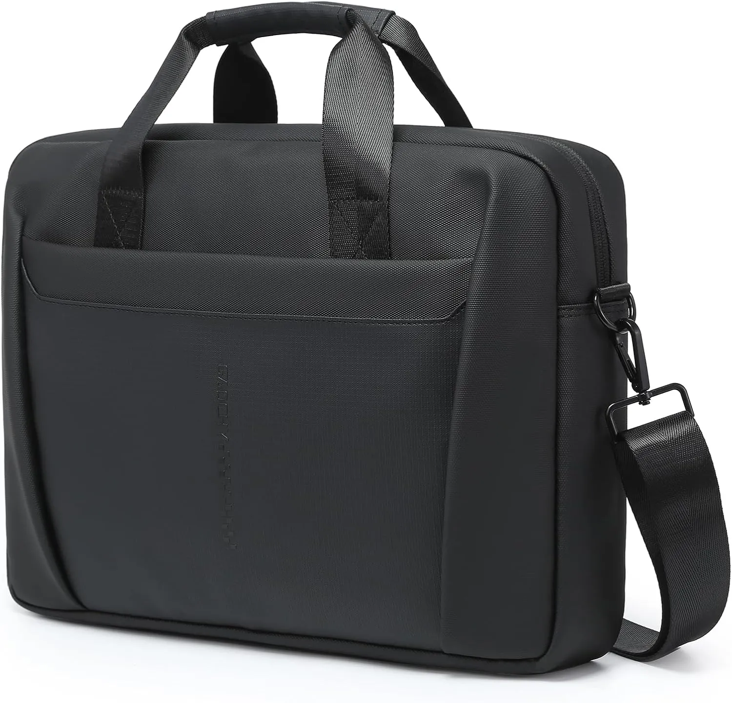 15-16 Inch Granulated Shoulder Portable Bag, Compatible with MacBook Pro 16 M4/M3/M2/M1, MacBook Air 15 M4 2025, ASUS Vivobook 16/16X Laptop, Messenger Bag, Meteorite Black