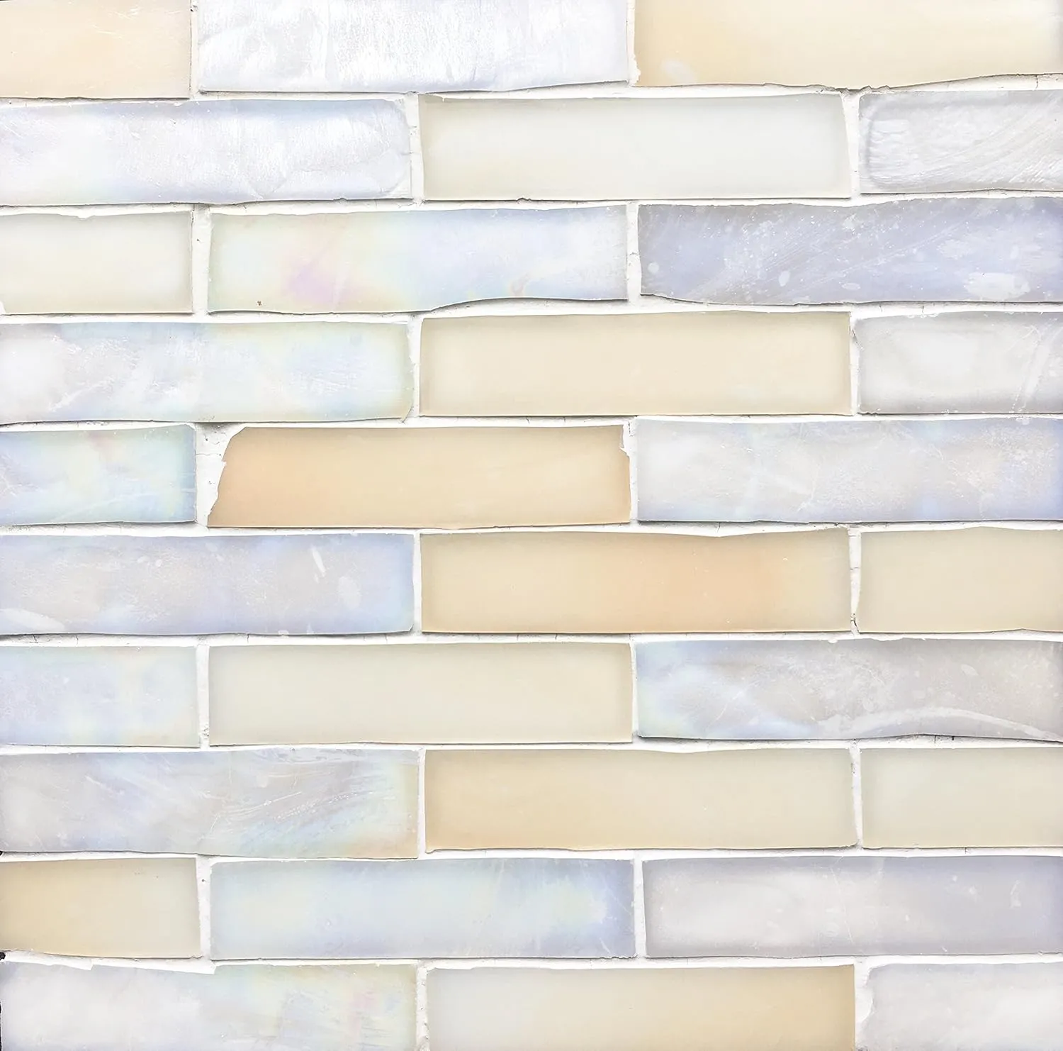 1x4 Tresor Collection (TM) Handcut Glass Mosaic, A Day at The Beach Luster