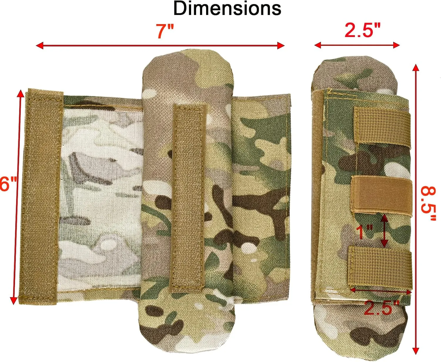 2 Pack Shoulder Strap Pad,Vest Shoulder Strap Pads Backpack Strap Pads Fit 2'' Sling Bags Shoulder Straps