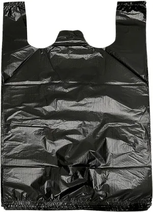 200 Counts Super Thick Small Trash Bags With Handle, 4 Gallon Black Trash Bags for Kitchen, Office, Travel and Home Garbage Bags
