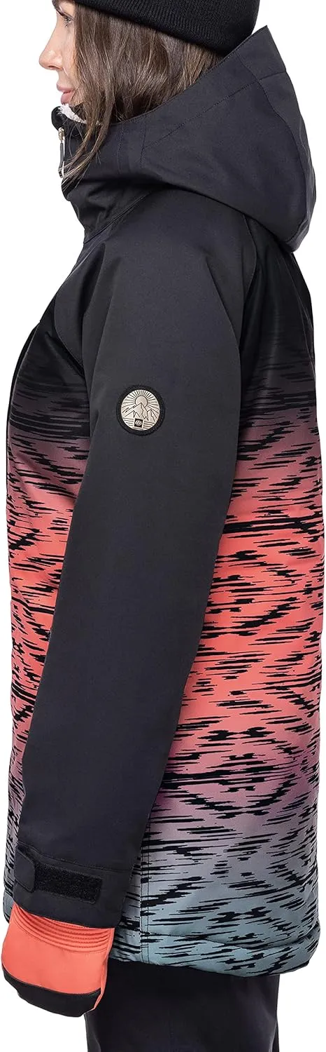 686 Women's Dream Jacket - Insulated Coat with 2-Layer Fabric Design, Faux Fur and Fleece Lining - Water & Weather Resistant