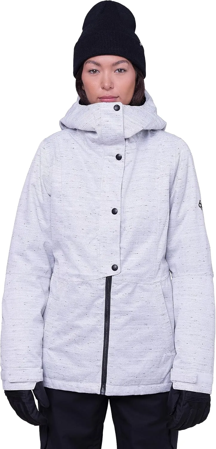 686 Women's Rumor Insulated Jacket - 2-Layer Fabric Design with Sherpa Lining & Inner Collar - Water & Weather Resistant