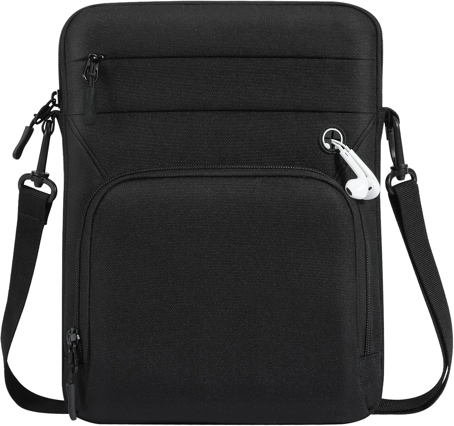 9-11 Inch Tablet Sleeve Bag with Shoulder Strap for iPad 10th Gen 10.9" Air 5/4, iPad (A16) 11", i-Pad 9/8/7th Gen 10.2", i-Pad Air/Pro 11", Galaxy Tab A9  Plus 11", reMarkable 2 10.3",Black