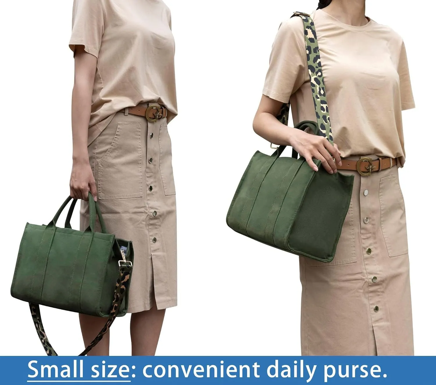 ABAMERICA The Tote Bag for Women Large Work Tote Bags Embroidery With 8/13 Pockets Zipper for Travel School Design from USA