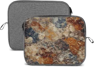 Abstract Granite Laptop Sleeve Snowflake Laptop Bag Computer Carrying Case Briefcase Protective Case 14inch