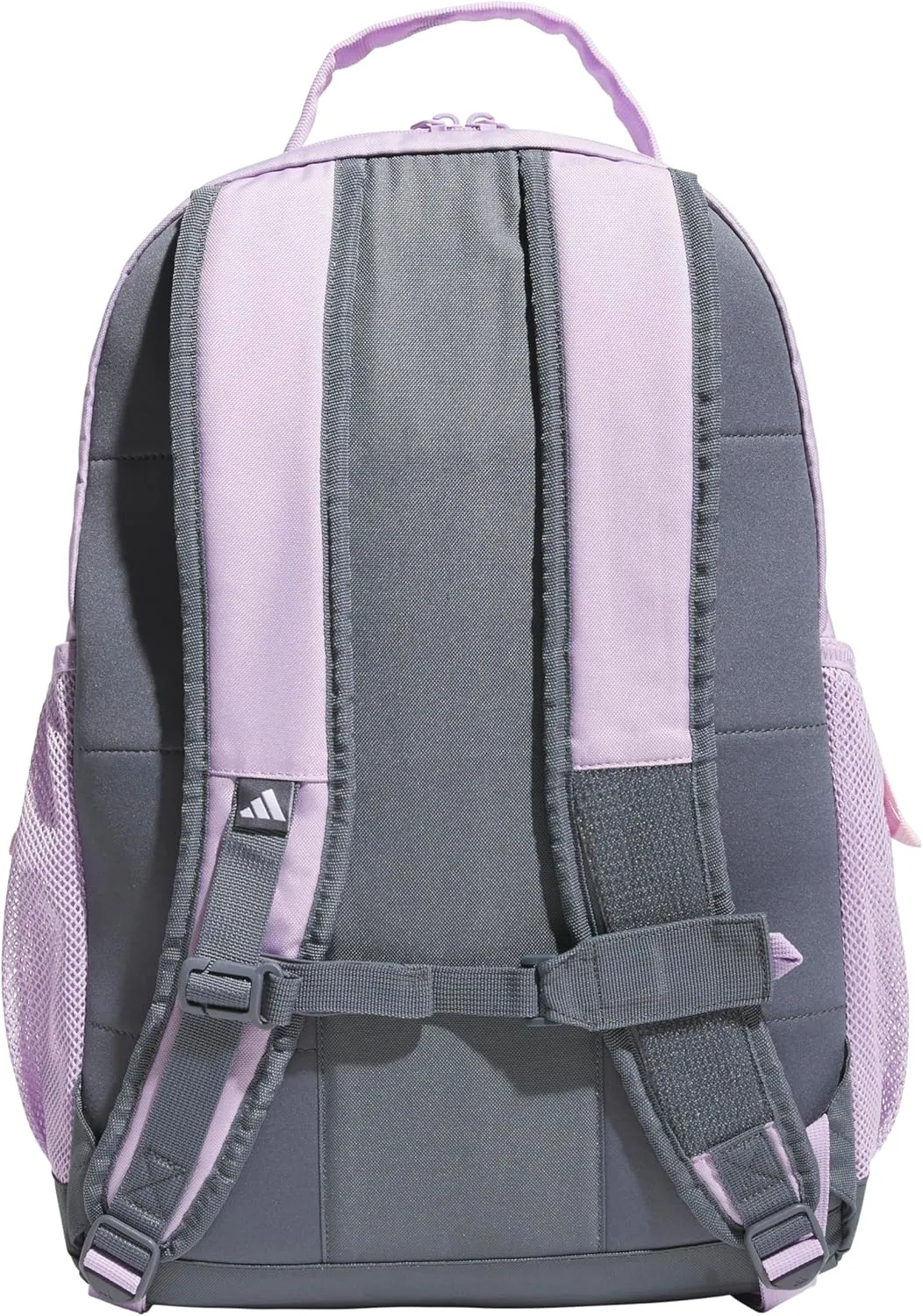 adidas Adaptive Backpack Large Features for Independent Dressing and Ease of use, Powder Plum Purple/Semi Flash Aqua Blue/Clear Pink, One Size