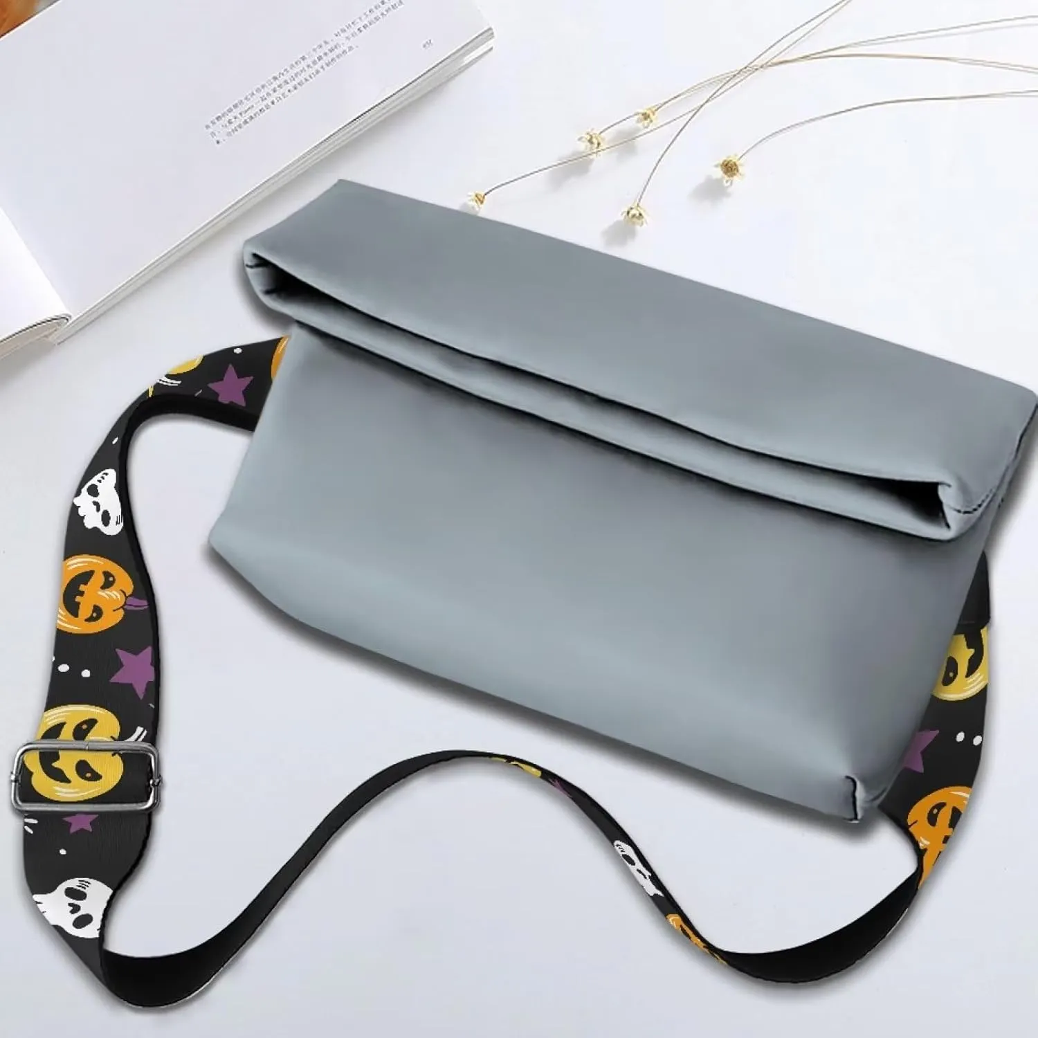 Adjustable Purse Strap Replacement, Wide Shoulder Canvas Bag Strap, Crossbody Handbag Strap