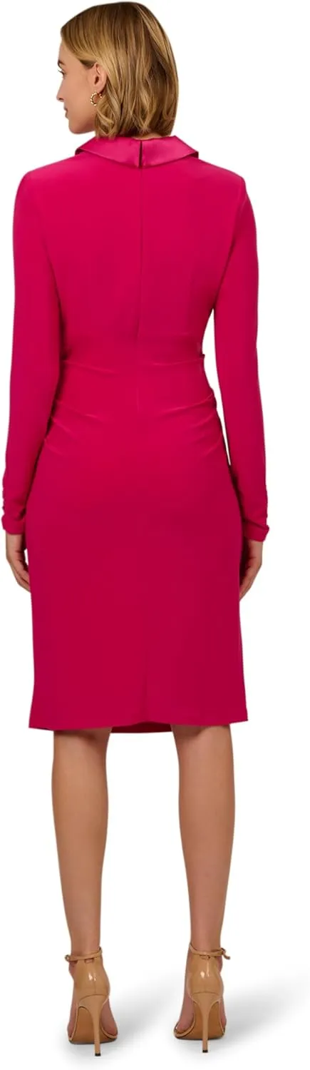 Adrianna Papell Women's Jersey Tuxedo Dress