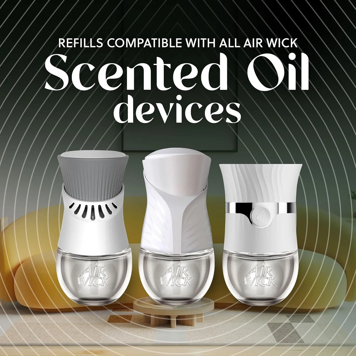 Air Wick Plug In Scented Oil Refills, Blue Sea   Beachwood, Air Fresheners for Home Long Lasting, Room Fresheners,Air Freshener Plug In, Essential Oils, House Essentials for Small   Large Spaces, 5 ct