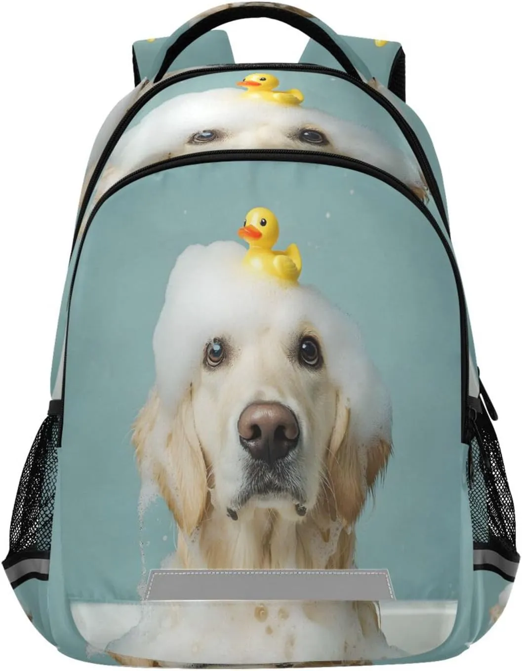 ALAZA Golden Retriever Bath Backpacks Travel Laptop Daypack School Book Bag for Men Women Teens Kids