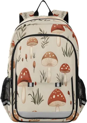 ALAZA Mushroom Pattern School Backpacks Travel Laptop Bag Kids Bookbag for Girls Boys Teens Women Men95