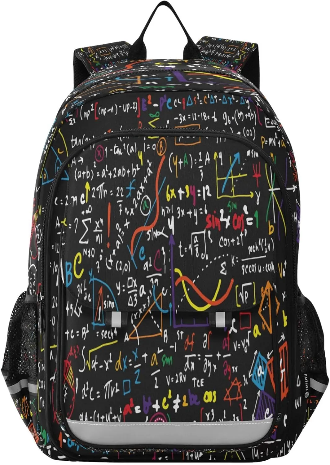ALAZA School backpacks for girls boys Math Linear Formulas and Calculation Backpack Students Bookbag for school bag Womens Casual Daypack College Bookbag