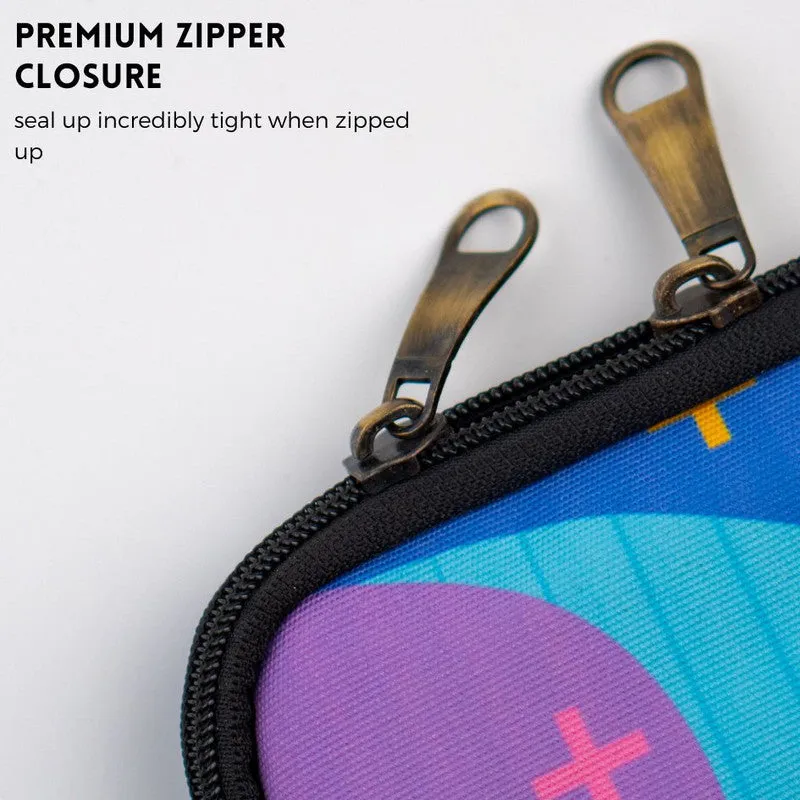 All Over the World Custom Name Laptop Sleeve With Handle