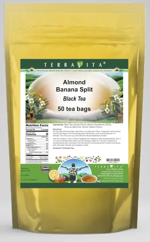 Almond Banana Split Black Tea (50 tea bags, ZIN: 538845)