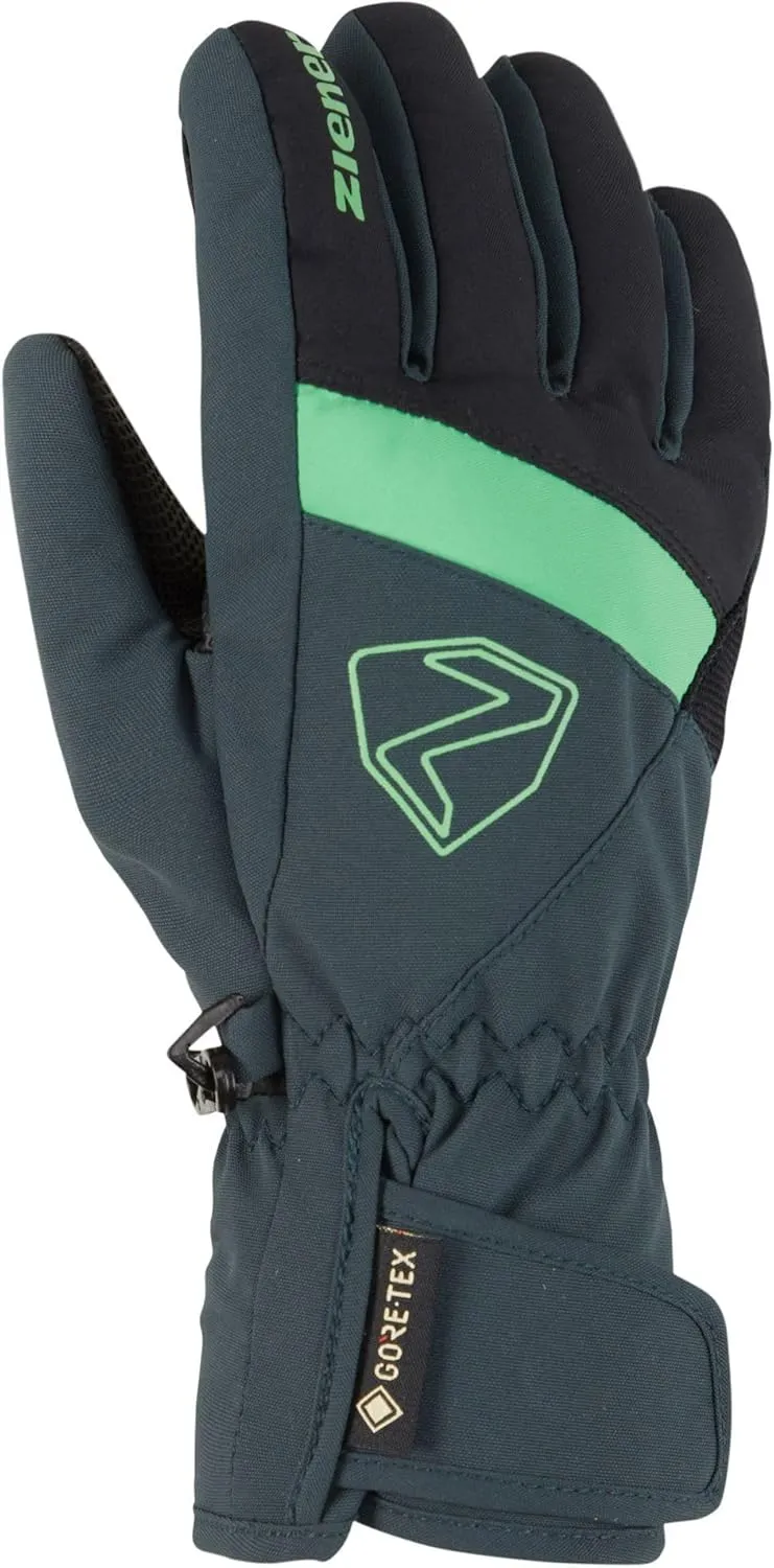 Alpine Junior Kids Ski Gloves LEIF Goretex Black