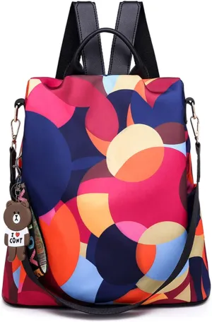 Anti-theft Backpack Nylon BackPacks Handbags for Women Travel Rucksack Lightweight Shoulder Bags