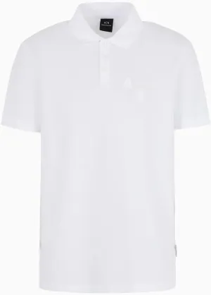 Armani Exchange Men's Regular Fit Sponge Logo Polo