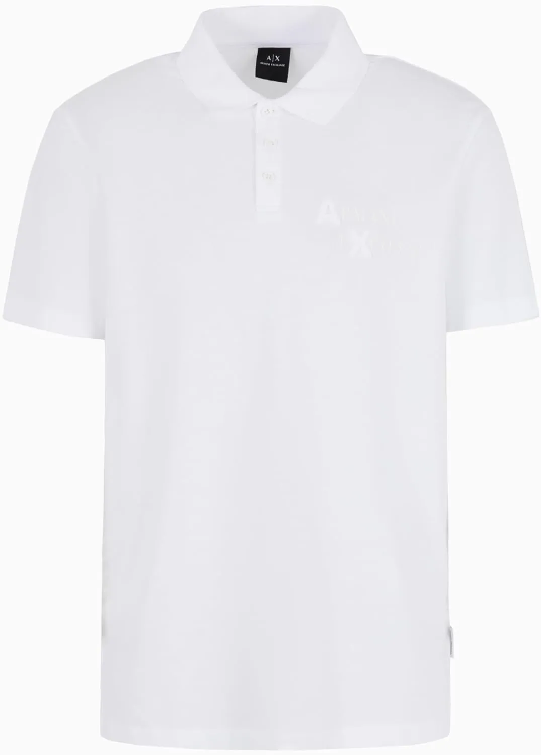 Armani Exchange Men's Regular Fit Sponge Logo Polo