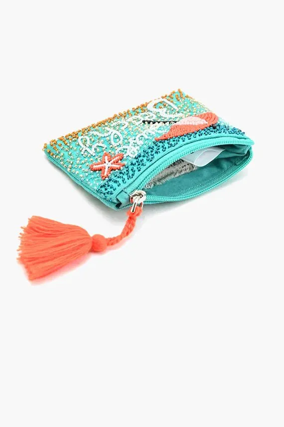 Assorted Beachy Coin Pouches