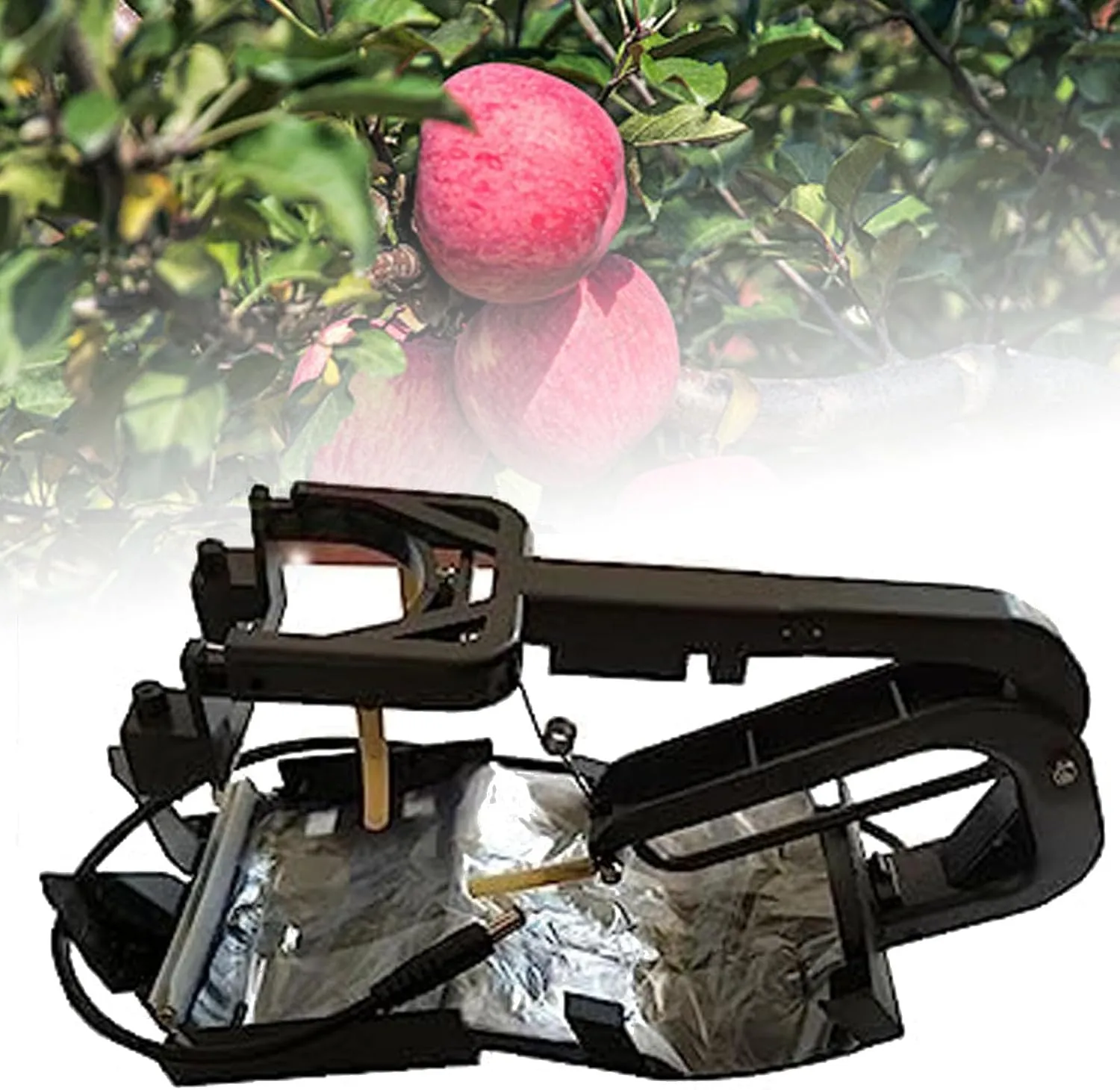 Automatic Bagging Machine, Fruit Protection Bags with 10000 Plastic Capacity 200-300 Electric Hot Melt Sealing Stalk Over 1.5cm for Apple/Pear/Plum/Loquat/Cherry/Green Date