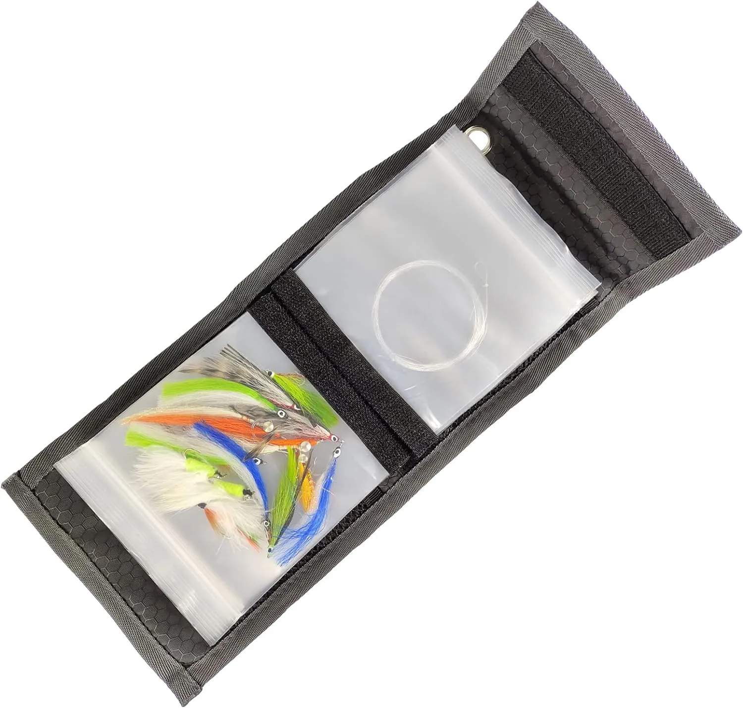 Aventik 10 Pockets Fishing Tackle Binder Fly Fishing Leader Tippet Line Wallet Leader Case Tippet Storage Fly Fishing Great for Pre-Tied Carp and Catfish Rigs