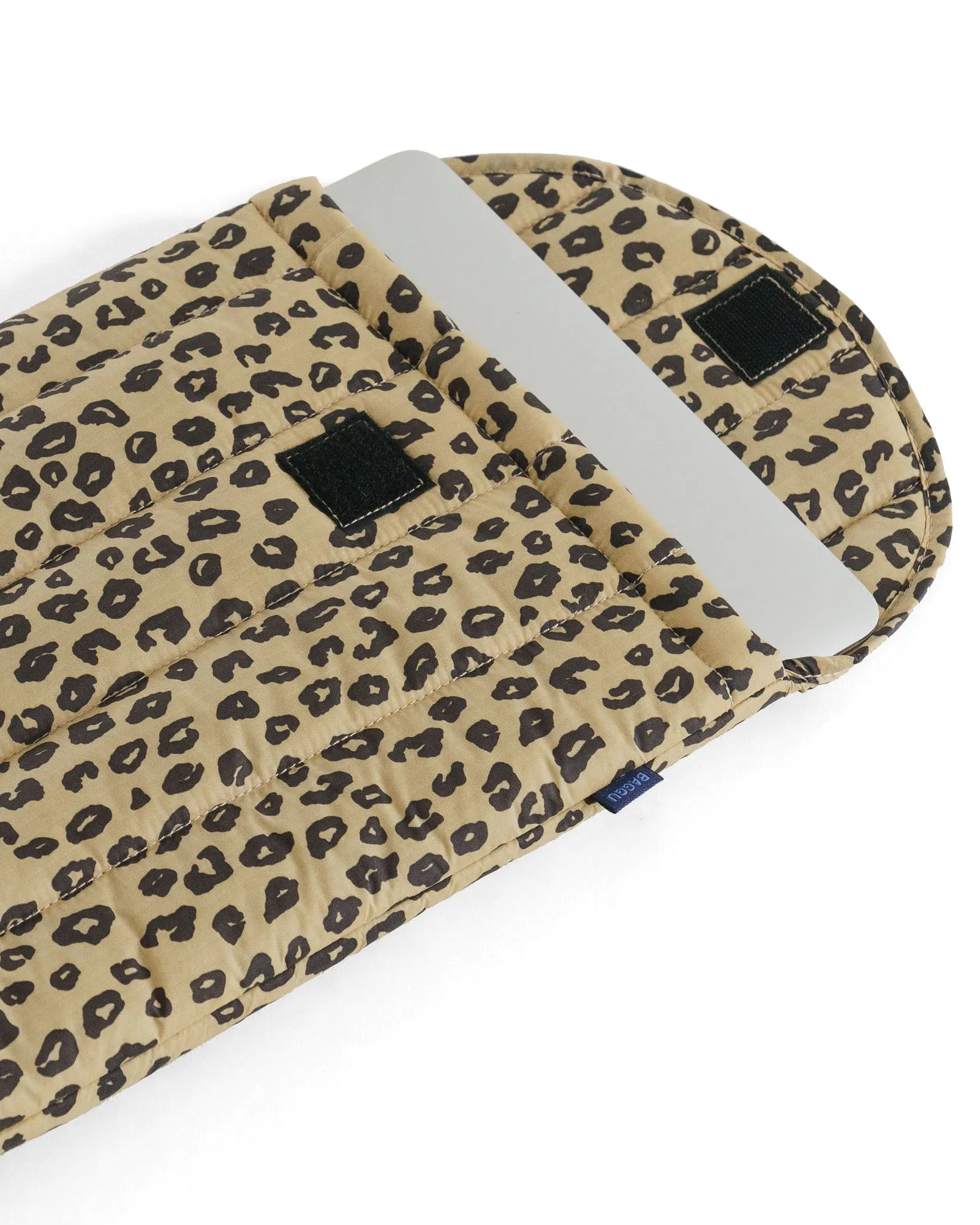 Baggu - 13" Puffy Laptop Sleeve - Honey Leopard