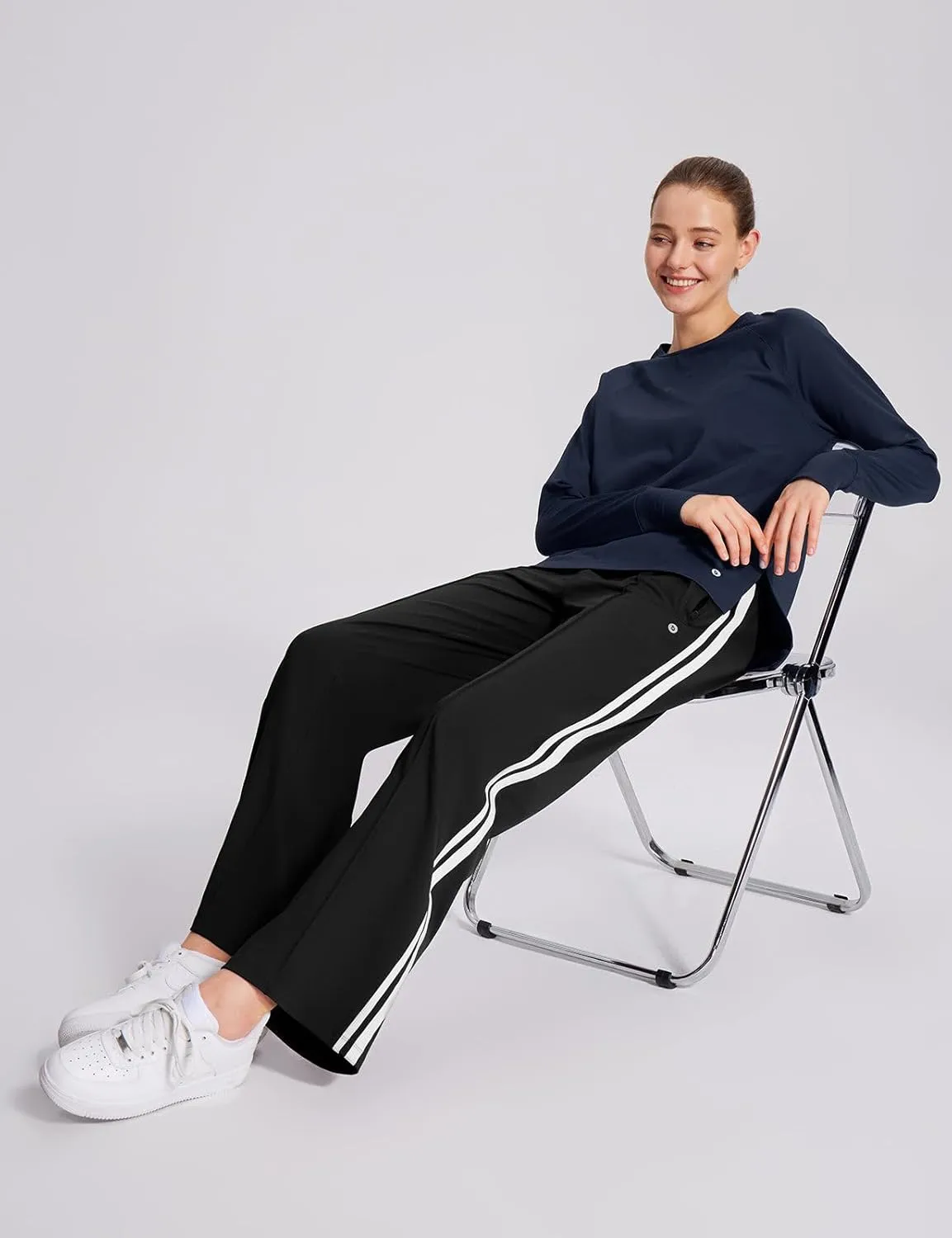 baleaf Women's Thermal Tops Fleece Lined Shirts Long Sleeve Cold Weather Running Gear Workout Zipper Pocket Thumbholes