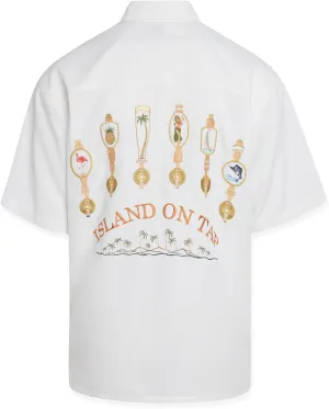Bamboo Cay Weekend Edition Men's Regular-Fit Short Sleeve Casual Embroidered Shirt