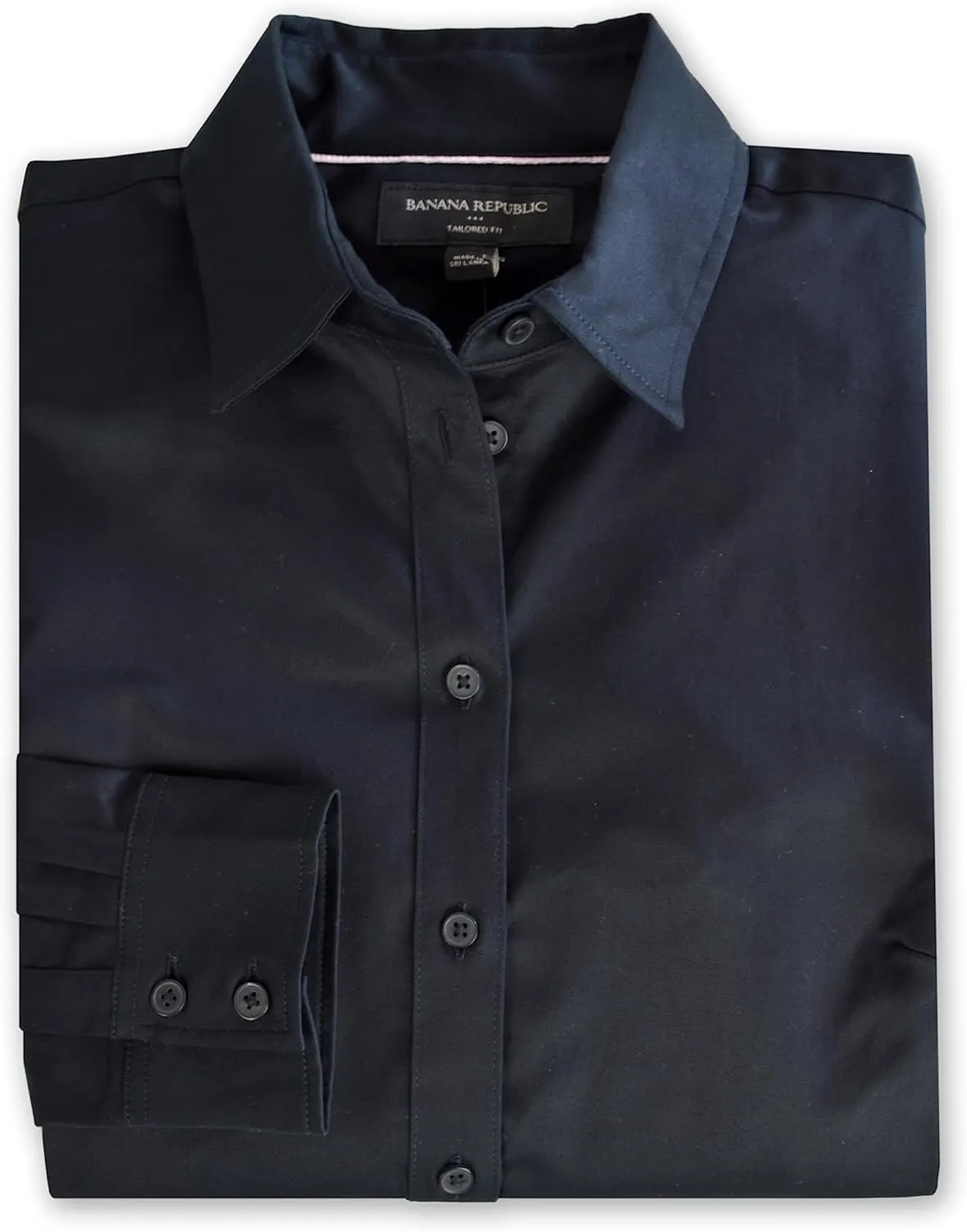 Banana Republic Womens Tailored Fit Button Down Top Shirt,