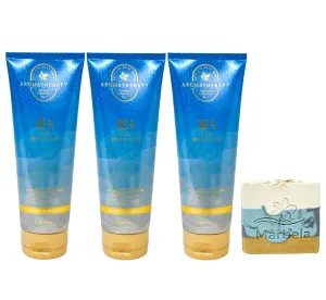 Bath & Body Works Aromatherapy Sea Soul Refreshing Jasmine   Eucalyptus 3 Pack Body Cream Bundle with a Sea Breeze Bar Soap - Full Size