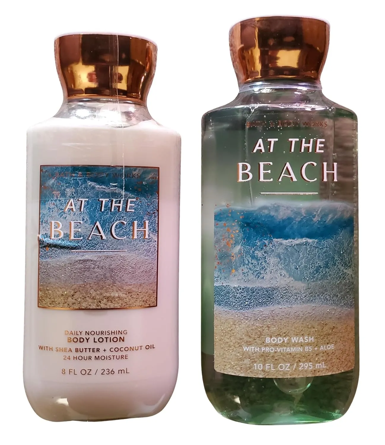 Bath & Body Works At The Beach Body Lotion and Body Gel Wash 2 Piece Set