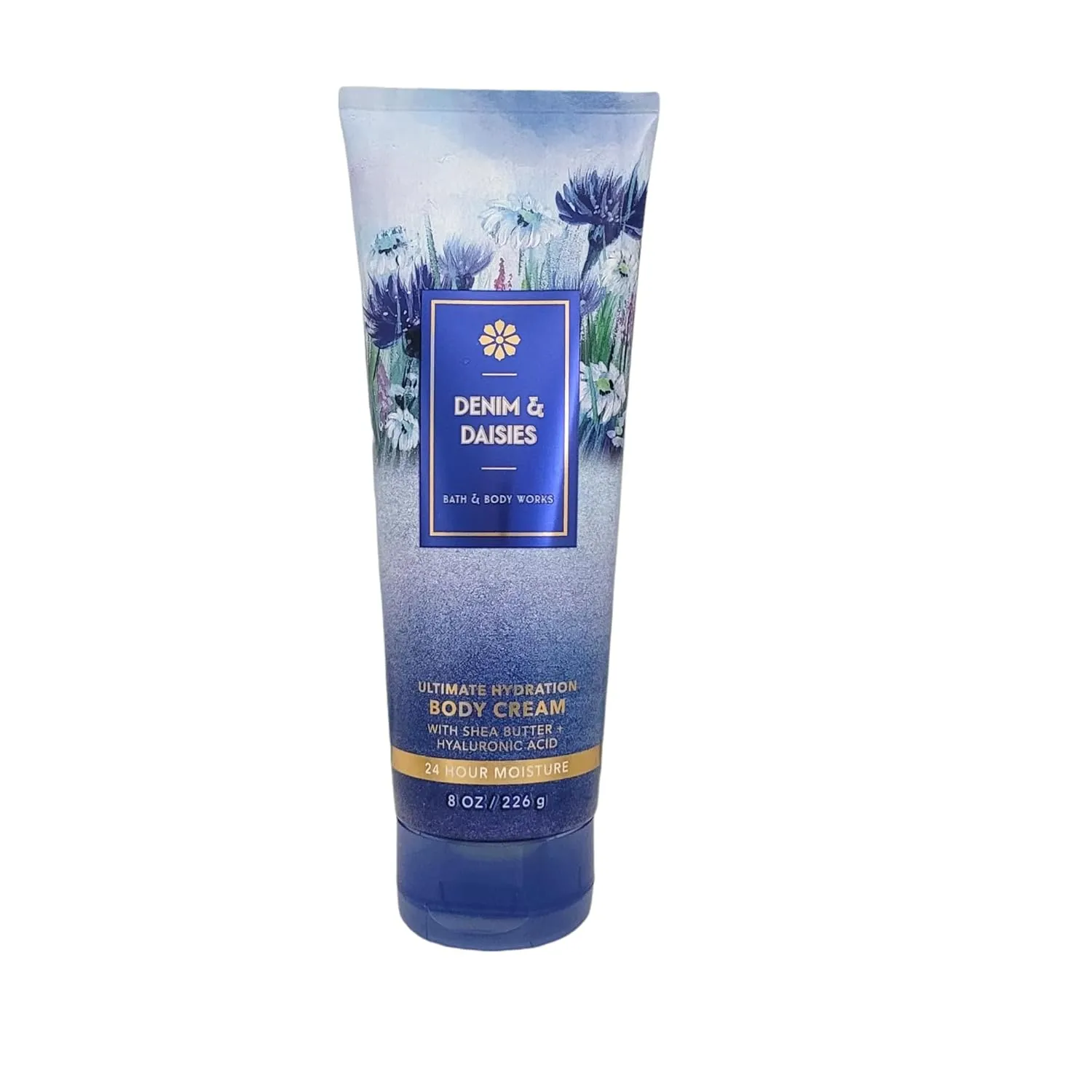 Bath & Body Works Ultimate Hydration Body Cream For Women 8 Fl Oz 1- Pack (8 Ounce (Pack of 1), Denim & Daisies)
