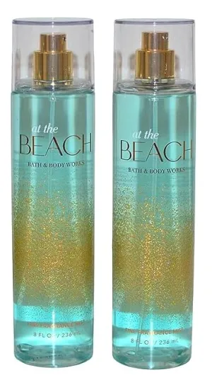 Bath And Body Works Fine Fragrance Mist (At The Beach 8, oz 2pk)