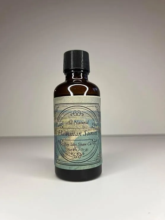 Bay Isles Shaving Company: All Natural Aftershave with Aloe and glycerin (Hawaiian Sunset 2oz)