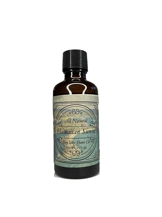 Bay Isles Shaving Company: All Natural Aftershave with Aloe and glycerin (Hawaiian Sunset 2oz)
