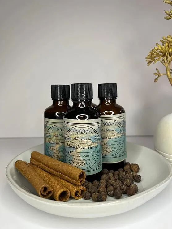 Bay Isles Shaving Company: All Natural Aftershave with Aloe and glycerin (Hawaiian Sunset 2oz)
