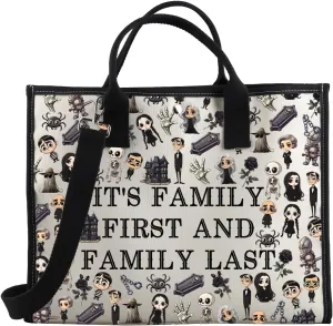 BDPWSS AD Family Merchandise Musical Theater Gift It's Family First And Family Last The AD Family Fans Tote Bag