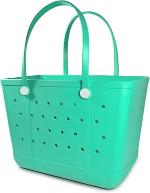 Beach Tote Bag for Women, Rubber Beach Bag Waterproof Sandproof, Extra Large EVA Tote Bag Boat Bag