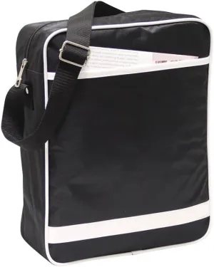 Bellino Retro Messenger Bag Color: Black