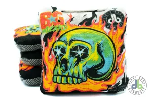 BG Cornhole Wizard - Skull and Flames