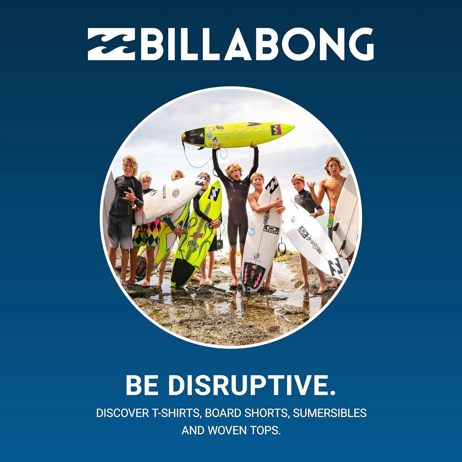 Billabong Boys' Long Sleeve Loose Fit Rashguard Surf Shirt