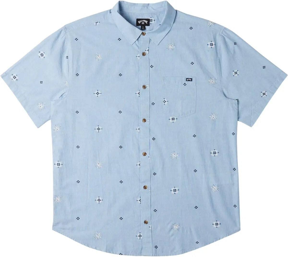Billabong Men's Classic Sundays Woven Short Sleeve Shirt