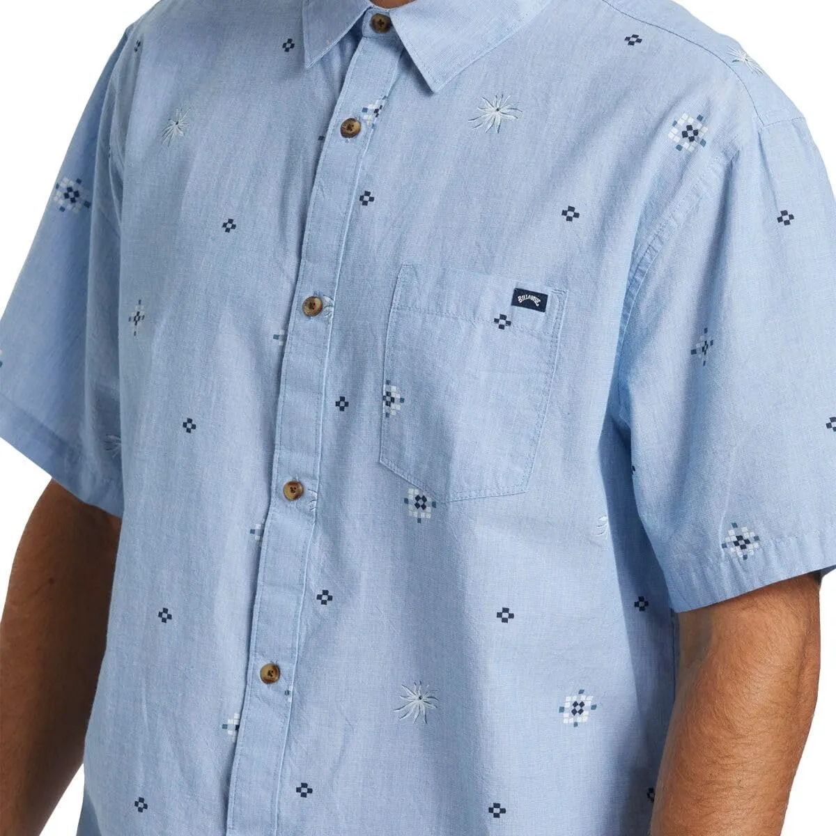 Billabong Men's Classic Sundays Woven Short Sleeve Shirt