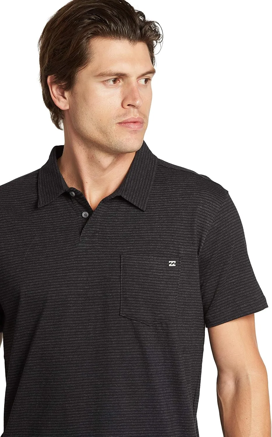 Billabong Men's Polo Short-Sleeve Shirt, Classic Polo Shirt with Button Closure & Check Pocket