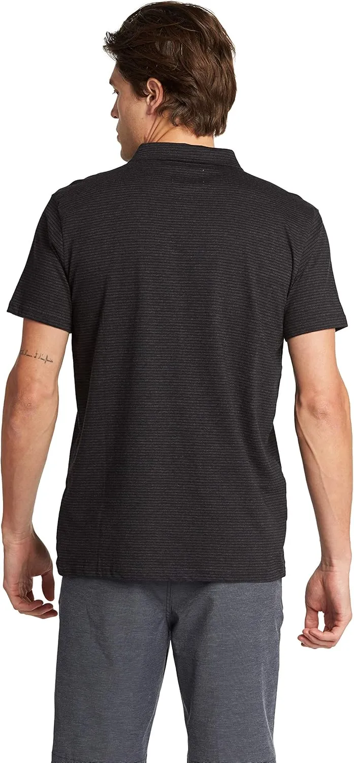 Billabong Men's Polo Short-Sleeve Shirt, Classic Polo Shirt with Button Closure & Check Pocket