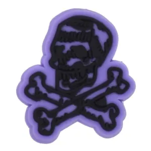 Black Skull & Crossbones Shoe Charm