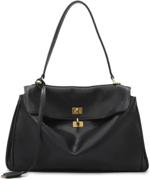 Black Tote Bag Shoulder Bag Large Casual HandBag Work College Purses for Women