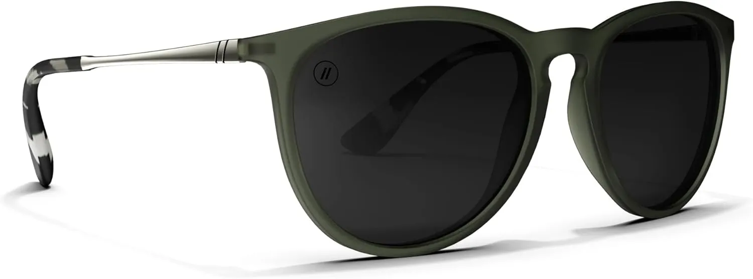 Blenders Eyewear North Park – Polarized Sunglasses – Classic Shape, Mixed Metal Frame – 100% UV Protection – For Men & Women