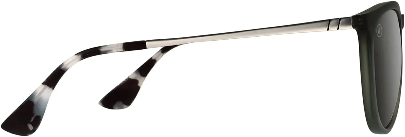 Blenders Eyewear North Park – Polarized Sunglasses – Classic Shape, Mixed Metal Frame – 100% UV Protection – For Men & Women